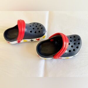 Crocs Mickey Mouse Disney Slingback Clogs Shoes Infant toddler baby US Size 6